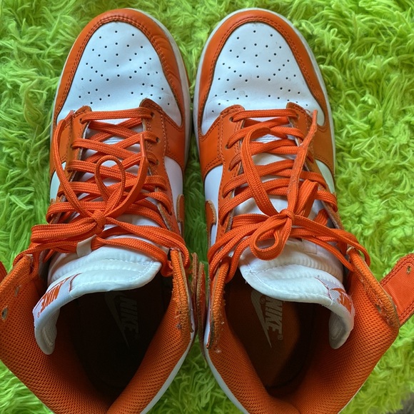 Nike dunks orange and white DUNK NIKE retro ‘Syracuse’ size 8 MEN - Picture 4 of 6